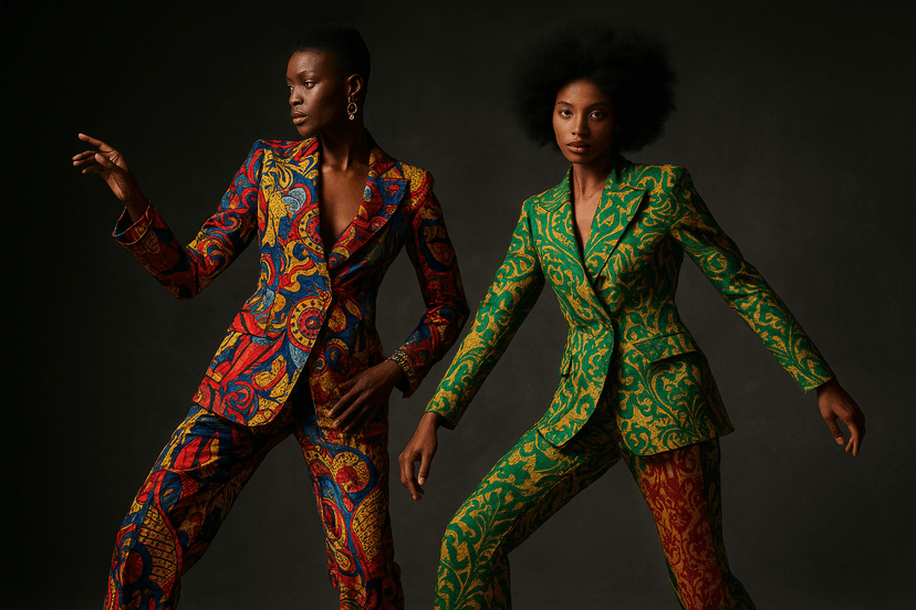 Maximalist Ankara Trends: Afro-Chic Suit Revival